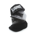 Sombreros de snapback de ala de cuero lisos marrones